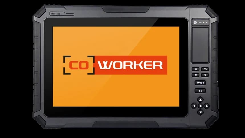 Vue de face de la tablette ATEX CW-10EX 