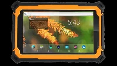 Vue de face de la tablette ATEX CW-7EX 