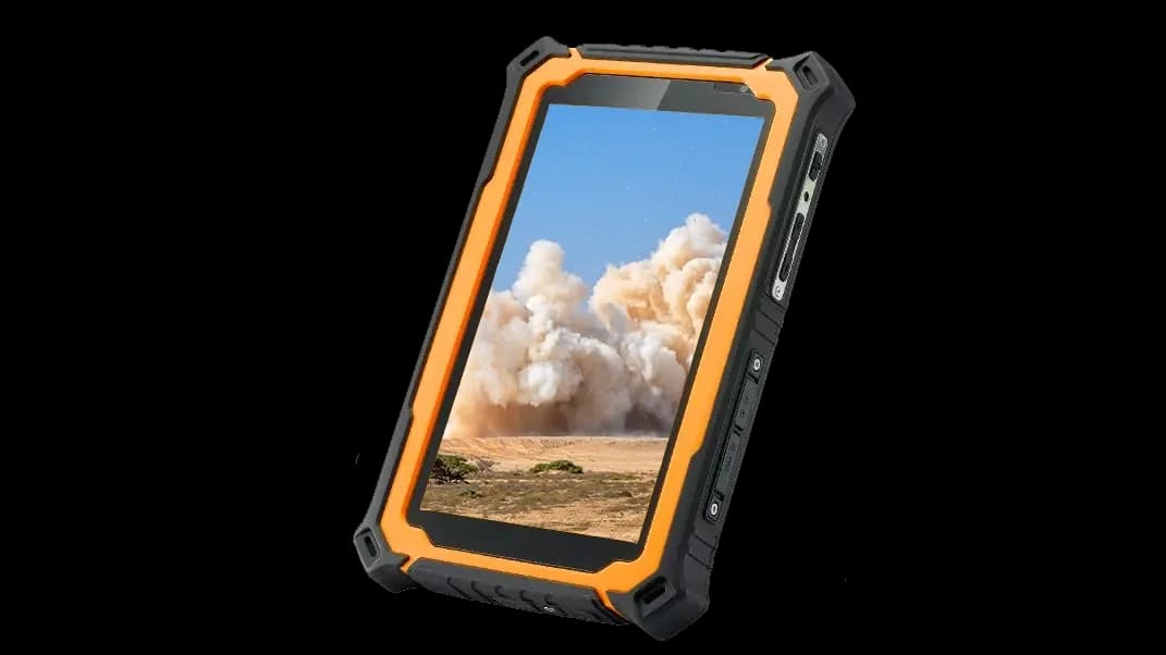 Vue de face de la tablette ATEX CW-7EX 