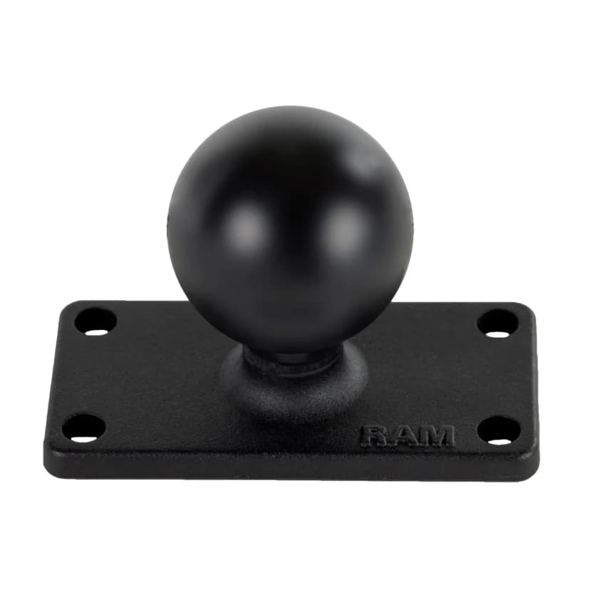 Plaque rectangle avec boule - taille C RAM-202U-153
