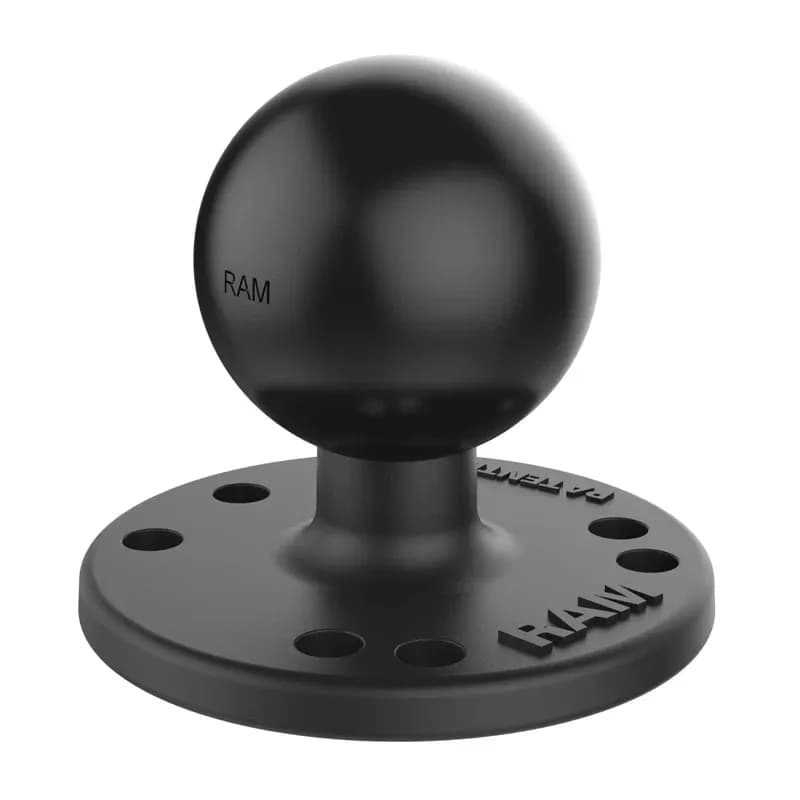 Plaque ronde AMPS avec boule - taille C RAM-202U