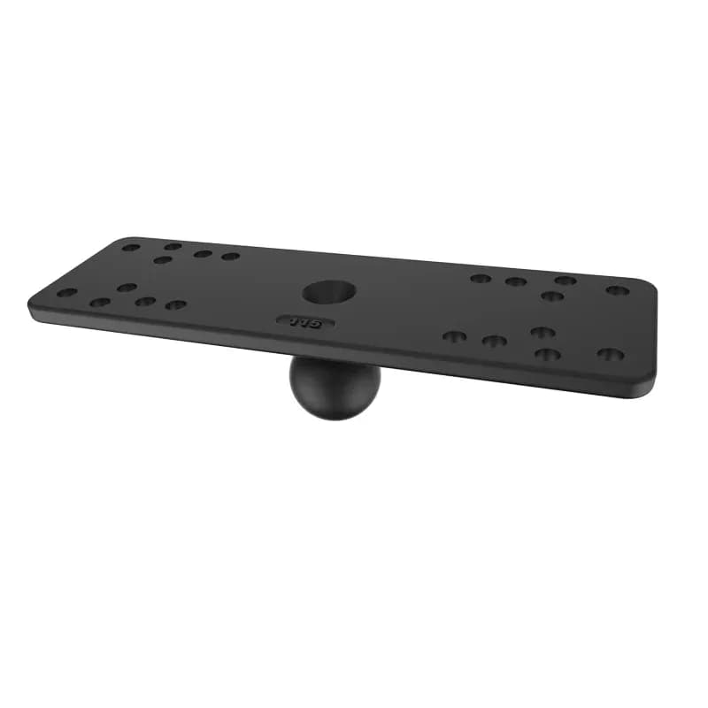 Platine rectangulaire universelle de 158,8 × 50,8 mm boule B RAM-B-111BU